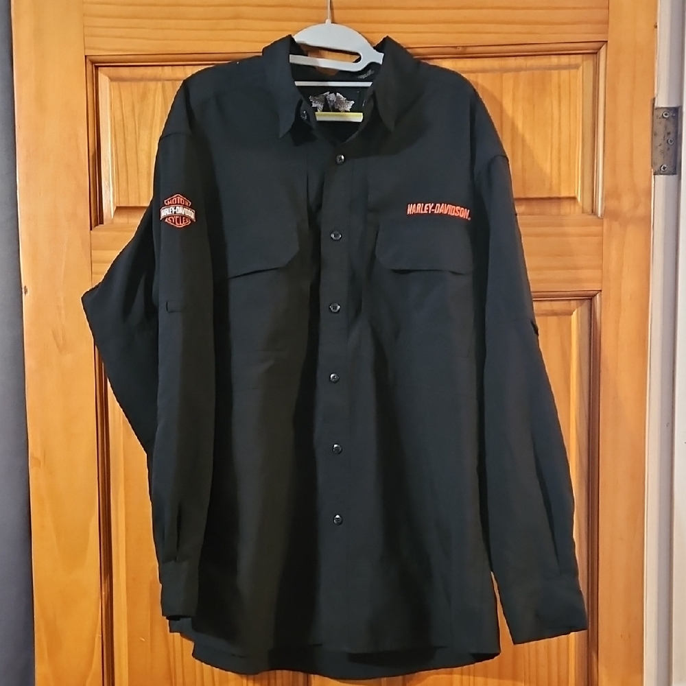 Harley-Davidson Black Long Sleeve Shirt
